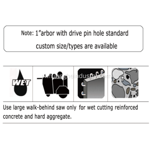 Storm Series Supreme Pro Concrete Blade (hàn laser)